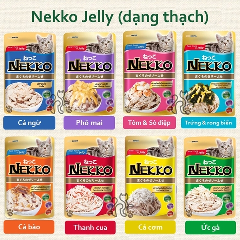 [ĐỦ VỊ] Pate Nekko cho mèo trưởng thành 70gram - Thức ăn cho mèo - Tiệm Mèo Moa