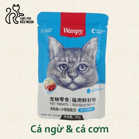 Pate Wanpy đủ vị 80 gram - Pate cho mèo - Tiệm Mèo Moa
