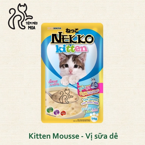 [VỊ MỚI] Pate thức ăn cho mèo - Pate Nekko Kitten 70gram - Tiệm Mèo Moa