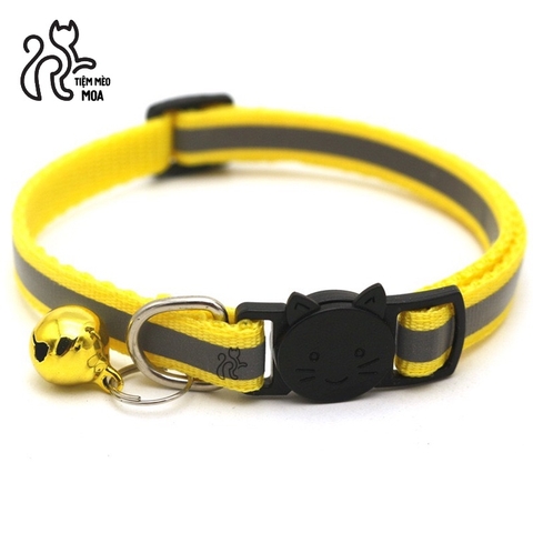 Vòng cổ phản quang cho mèo - Tiệm Mèo Moa