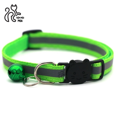 Vòng cổ phản quang cho mèo - Tiệm Mèo Moa