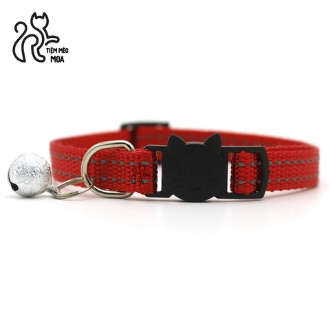 Vòng cổ phản quang cho mèo - Tiệm Mèo Moa