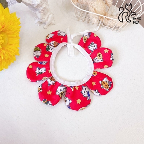 🌼  Vòng Cổ Hoa Nở Cute – Phụ Kiện Chụp Ảnh Siêu Xinh Cho Thú Cưng - Tiệm Mèo Moa