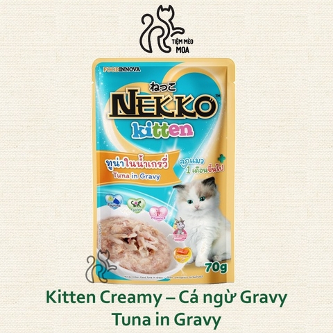[VỊ MỚI] Pate thức ăn cho mèo - Pate Nekko Kitten 70gram - Tiệm Mèo Moa