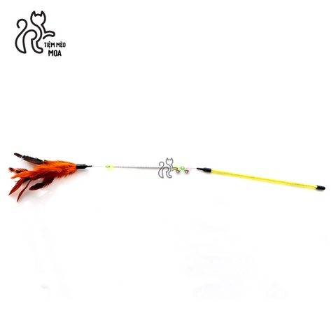 Câu mèo lò xo 2 chuông - Tiệm Mèo Moa