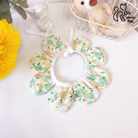🌼  Vòng Cổ Hoa Nở Cute – Phụ Kiện Chụp Ảnh Siêu Xinh Cho Thú Cưng - Tiệm Mèo Moa