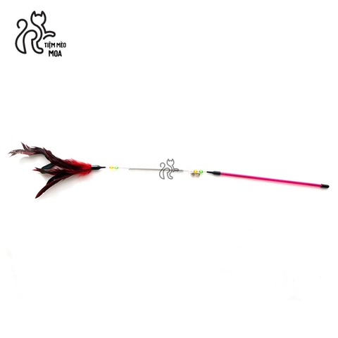 Câu mèo lò xo 2 chuông - Tiệm Mèo Moa