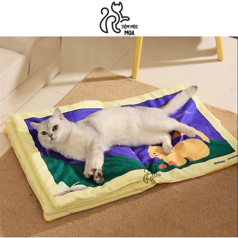 Thảm nằm truyện tranh cho thú cưng - Tiệm Mèo Moa