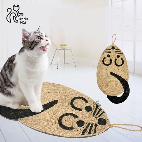 🌵[CÓ SẴN] Cào móng Sisal / thừng mềm - Bàn cào treo tường/ dán dính🌵- Tiệm Mèo Moa