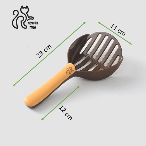 Xẻng xúc cát vệ sinh mèo loại lớn 🐱🐱- Xẻng xúc cát mèo - Dụng cụ dọn vệ sinh mèo - Tiệm Mèo Moa