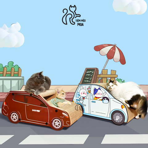 Xe SUV - cào móng - Đồ chơi cho mèo - Tiệm Mèo Moa