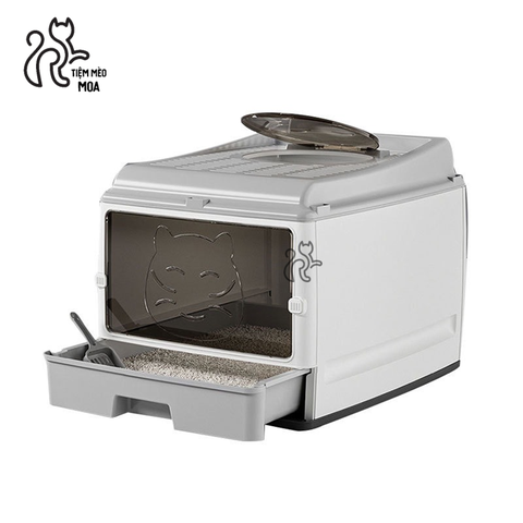 Nhà vệ sinh kín cho mèo - Phụ kiện cho mèo - Tiệm Mèo Moa