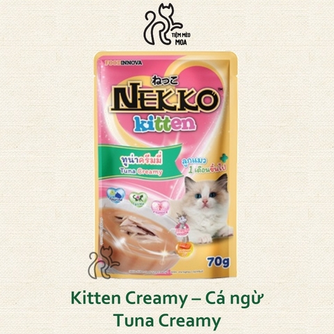 [VỊ MỚI] Pate thức ăn cho mèo - Pate Nekko Kitten 70gram - Tiệm Mèo Moa