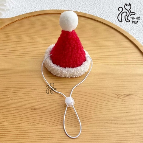 [NOEL 3] Khăn/ yếm nhung cho thú cưng - Phụ kiện theo mùa cho thú cưng - Tiệm Mèo Moa