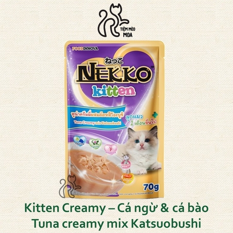 [VỊ MỚI] Pate thức ăn cho mèo - Pate Nekko Kitten 70gram - Tiệm Mèo Moa