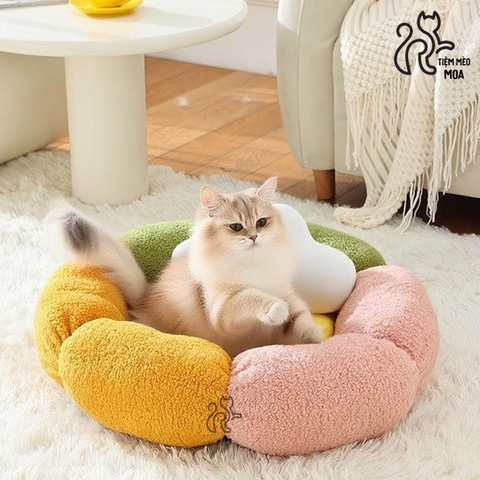 🐾 Ổ nằm thú cưng hình mây - Tiệm Mèo Moa