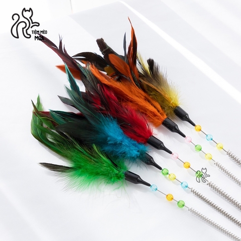 Câu mèo lò xo 2 chuông - Tiệm Mèo Moa