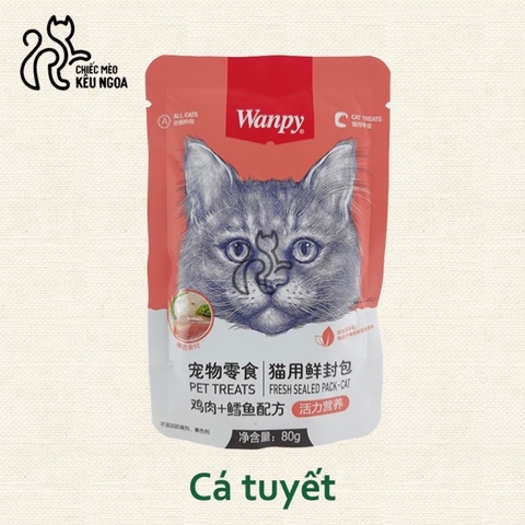 Pate Wanpy đủ vị 80 gram - Pate cho mèo - Tiệm Mèo Moa