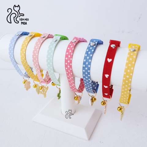Vòng cổ xinh xắn cho mèo - Tiệm Mèo Moa