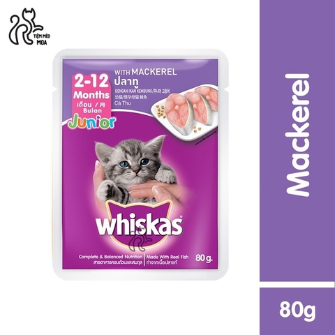 [Vị MỚI] Pate Whiskas - Sốt Pate cho mèo trưởng thành 80gram - Tiệm Mèo Moa
