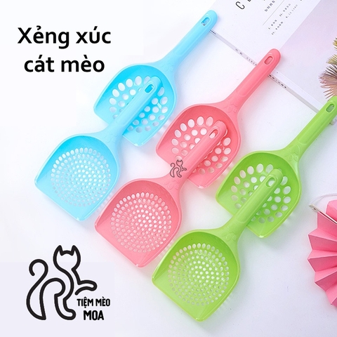 Xẻng xúc cát vệ sinh mèo loại lớn 🐱🐱- Xẻng xúc cát mèo - Dụng cụ dọn vệ sinh mèo - Tiệm Mèo Moa