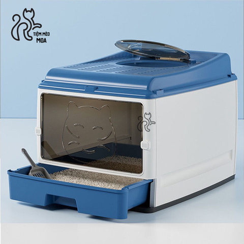 Nhà vệ sinh kín cho mèo - Phụ kiện cho mèo - Tiệm Mèo Moa