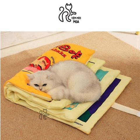 Thảm nằm truyện tranh cho thú cưng - Tiệm Mèo Moa