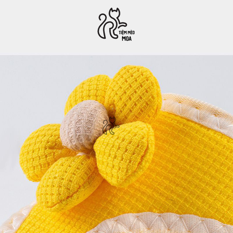 Yếm hoa dễ thương dắt thú cưng đi dạo/ Yếm dắt - Tiệm Mèo Moa