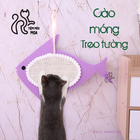 [CÓ SẴN] Cào móng dây thừng dễ thương cho mèo - Tiệm Mèo Moa