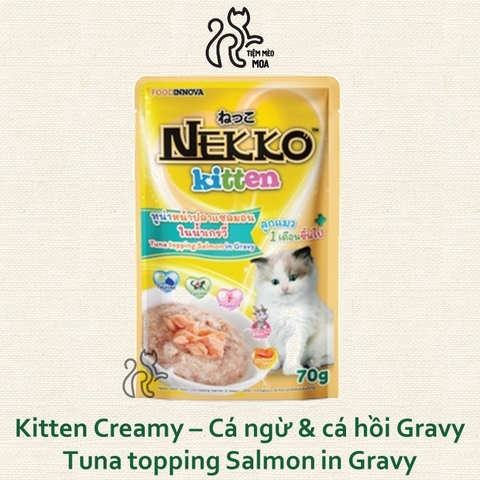 [VỊ MỚI] Pate thức ăn cho mèo - Pate Nekko Kitten 70gram - Tiệm Mèo Moa