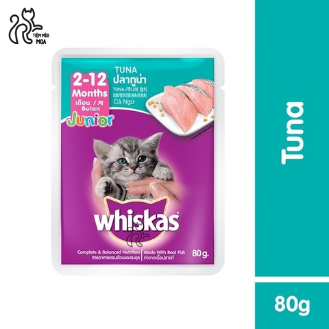 [Vị MỚI] Pate Whiskas - Sốt Pate cho mèo trưởng thành 80gram - Tiệm Mèo Moa