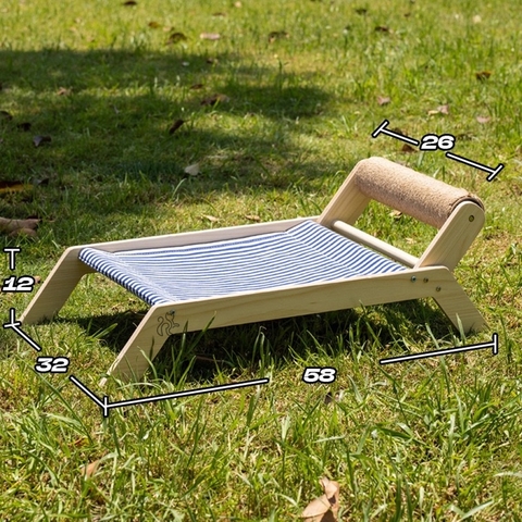 Ghế bãi biển cây dừa - Cào móng Sisal chống xước - Tiệm Mèo Moa