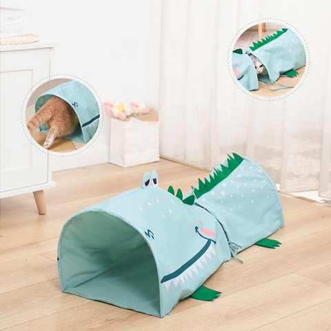 Đường hầm trốn tìm cho mèo - Đồ chơi cho mèo - Tiệm Mèo Moa