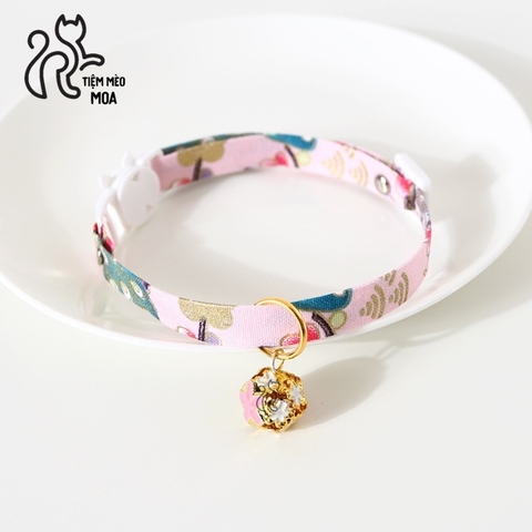 Vòng cổ phong cách Nhật Bản dễ thương cho mèo - Tiệm Mèo Moa