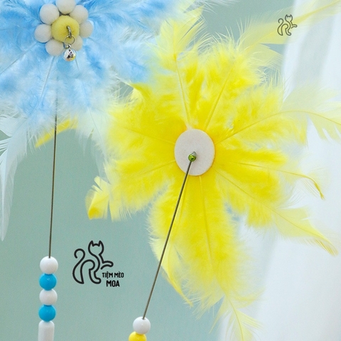 Câu mèo bông tuyết - Đồ chơi cho mèo - Tiệm Mèo Moa