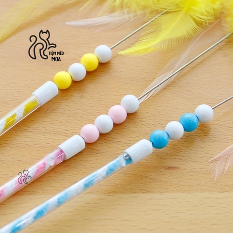 Câu mèo bông tuyết - Đồ chơi cho mèo - Tiệm Mèo Moa