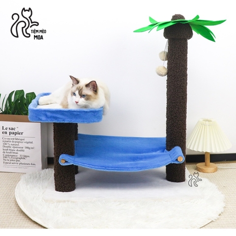 Cattree cây dừa - Cây cào móng cho mèo - Tiệm Mèo Moa