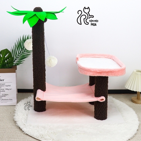 Cattree cây dừa - Cây cào móng cho mèo - Tiệm Mèo Moa