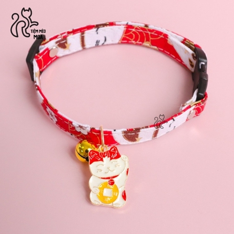 Vòng cổ TẾT cho mèo/chó - Tiệm Mèo Moa