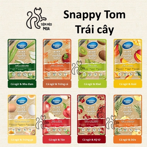 Pate Snappy tom trái cây cho mèo sành ăn gói 70gram - Tiệm Mèo Moa