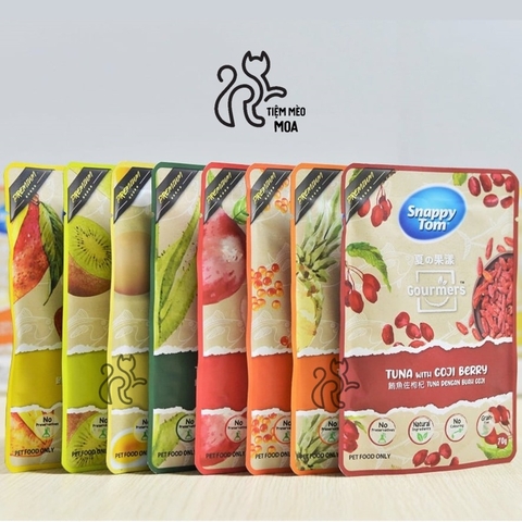 Pate Snappy tom trái cây cho mèo sành ăn gói 70gram - Tiệm Mèo Moa