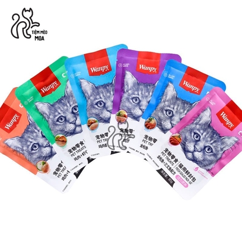 Pate Wanpy đủ vị 80 gram - Pate cho mèo - Tiệm Mèo Moa