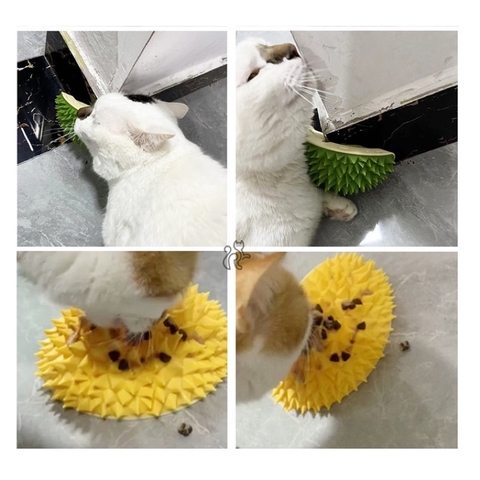 Sầu riêng chải lông/ cạ massage cho mèo - Đồ chơi cho mèo - Tiệm Mèo Moa