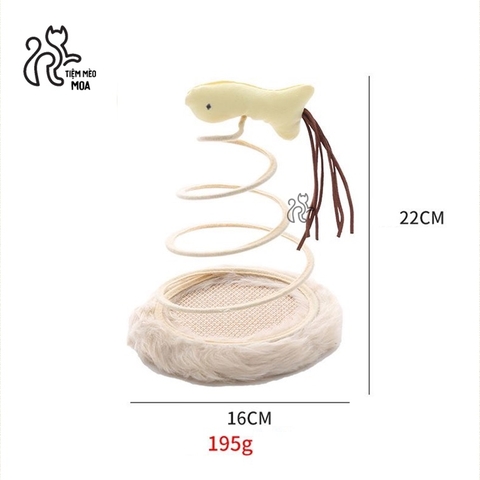 Dĩa lò xo cho mèo - Đồ chơi cho mèo - Tiệm Mèo Moa