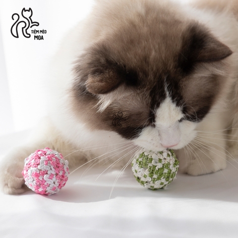 Banh nỉ có lục lạc - Đồ chơi cho mèo - Tiệm Mèo Moa
