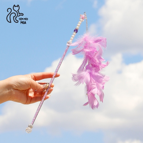 Câu mèo lông vũ nhiều tầng - Tiệm Mèo Moa