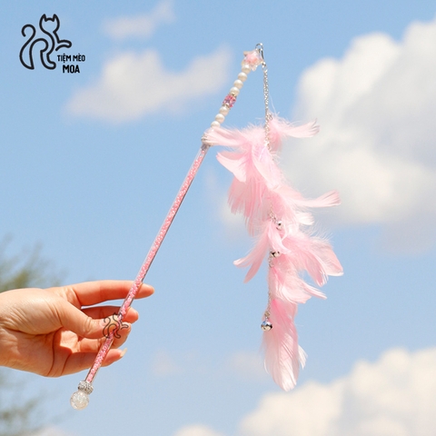 Câu mèo lông vũ nhiều tầng - Tiệm Mèo Moa