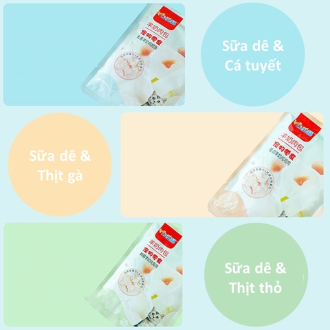 Pate sữa dê Liebao 70gram - Pate sốt cho mèo - Tiệm Mèo Moa