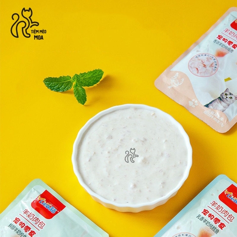 Pate sữa dê Liebao 70gram - Pate sốt cho mèo - Tiệm Mèo Moa