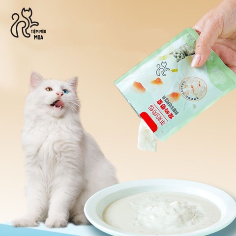 Pate sữa dê Liebao 70gram - Pate sốt cho mèo - Tiệm Mèo Moa